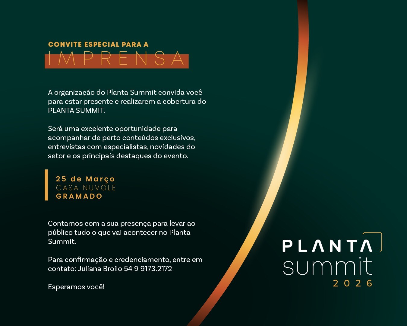 PLANTA Summit 2026 debate cidade, turismo e mercado e projeta o amanhã de Gramado e Canela