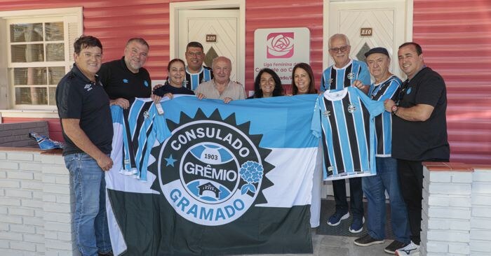 Consulado do Grêmio destina camisas para Liga de Combate ao Câncer
