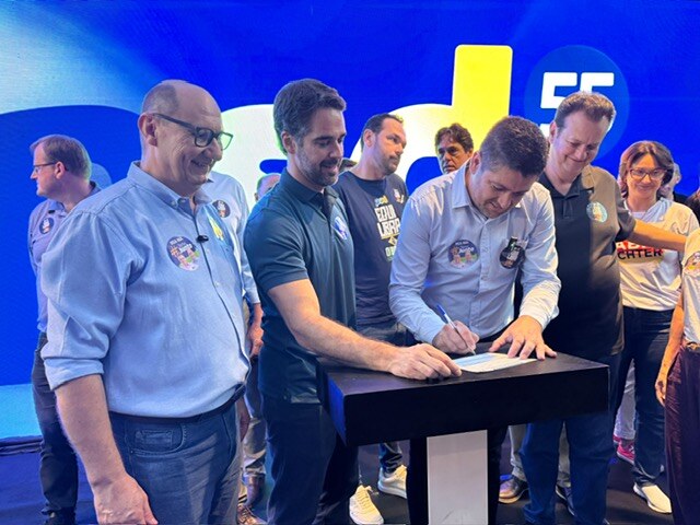 Vice-prefeito de Nova Petrópolis, Alexandre da Silva, oficializa filiação ao PSD