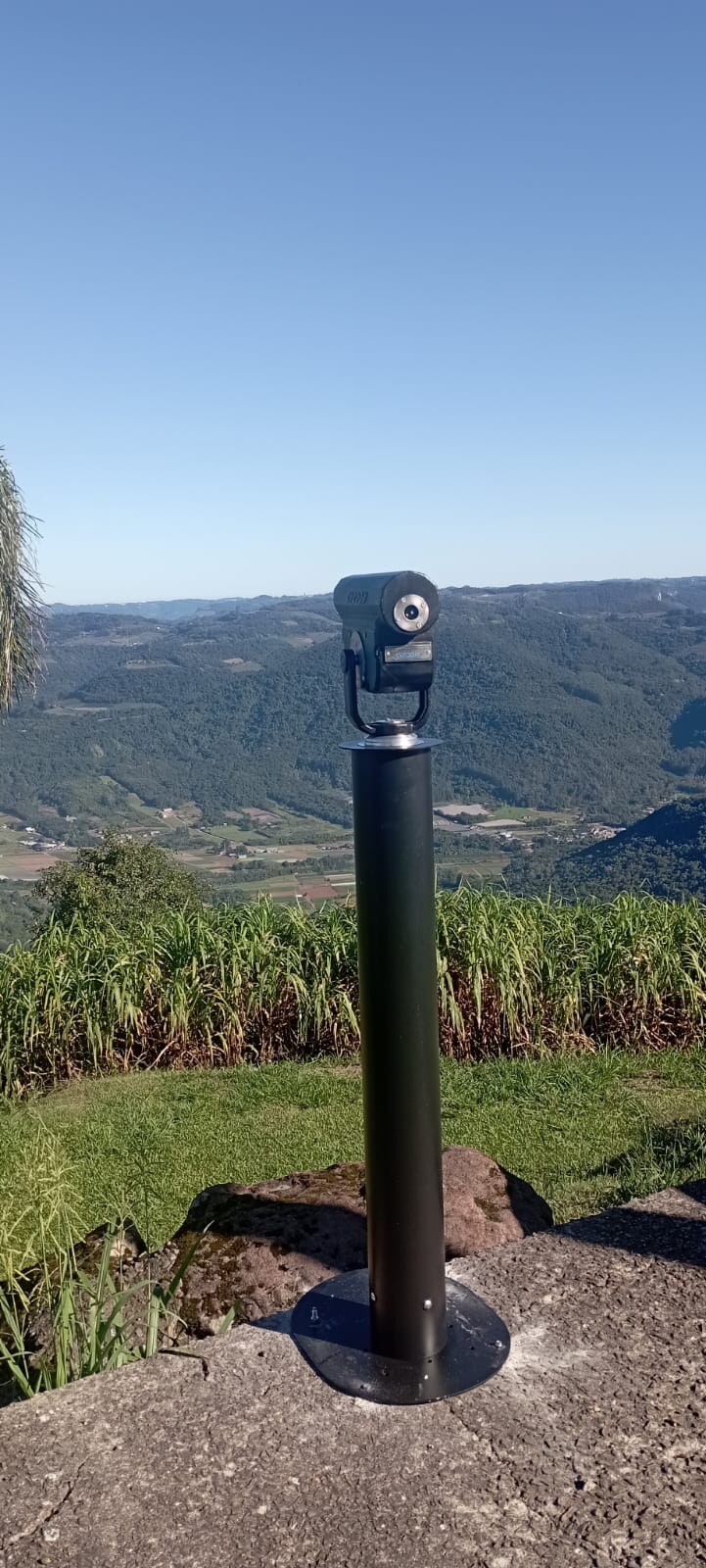 Luneta panorâmica é instalada no Ninho das Águias e reforça turismo de contemplação em Nova Petrópolis
