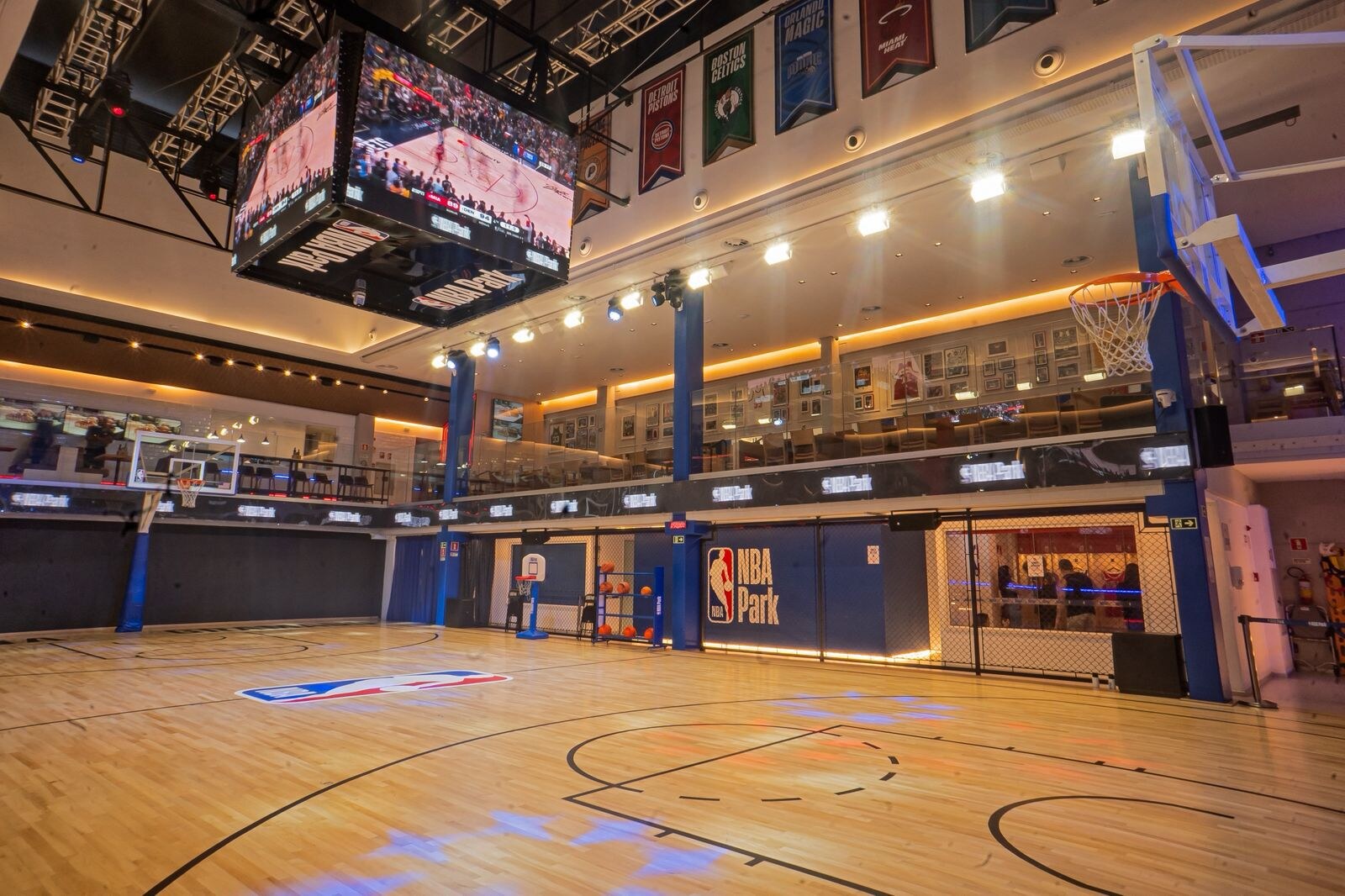 NBA Park Gramado exibe destaques do All-Star Weekend e desafia visitantes a serem astros da liga