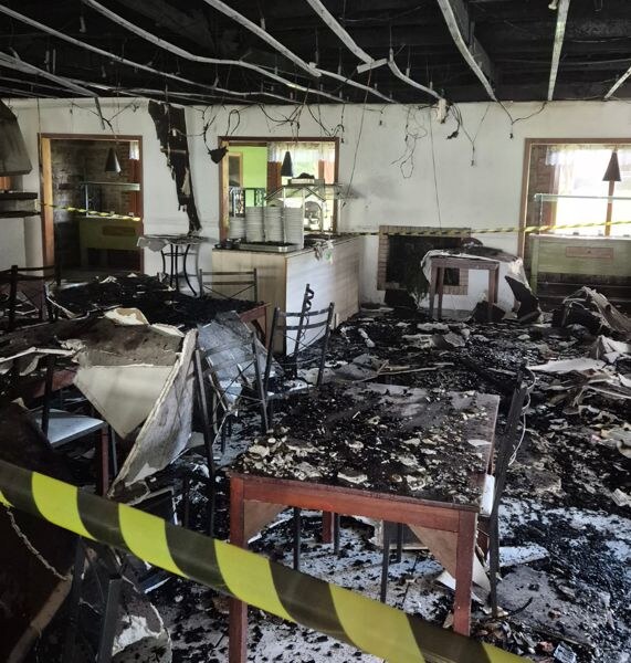 Incêndio destrói restaurante na AABB de Gramado/Canela