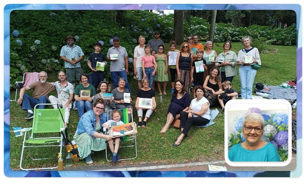 Encontro do Gramado Natural no Parque Carrieri presta homenagem à pintora Lisete Heidrich