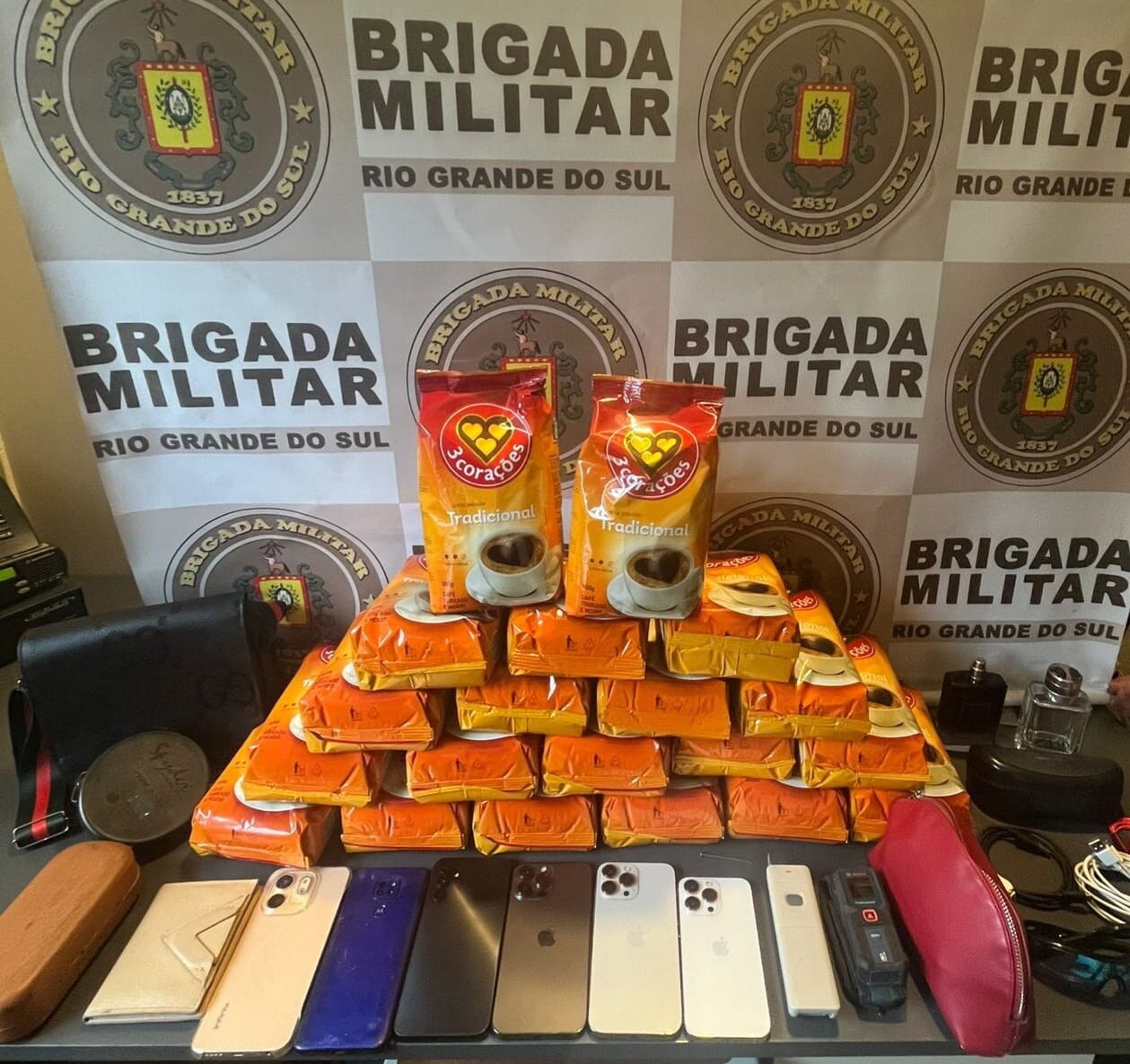 BM prende cinco indivíduos por furto qualificado em Canela