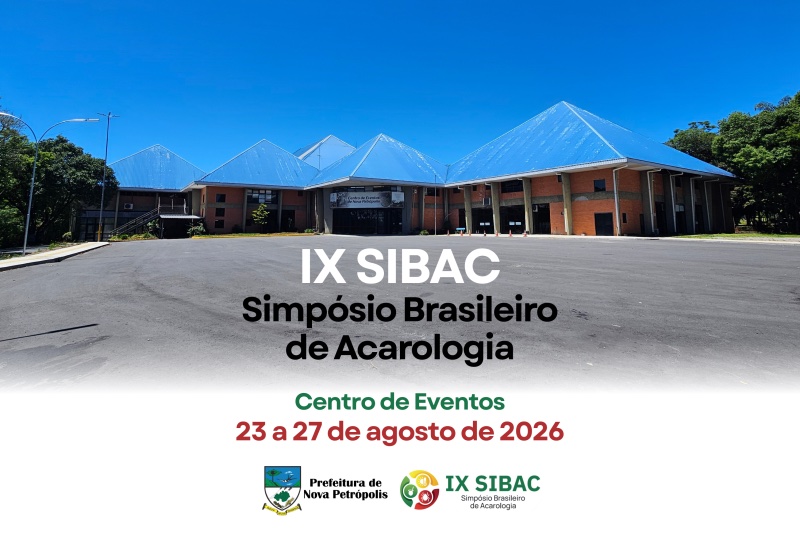 Nova Petrópolis será palco do IX Simpósio Brasileiro de Acarologia, que reunirá cerca de 500 participantes