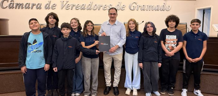 Vereadores Jovens apresentam projetos para valorizar trabalhadores do turismo e preservar o patrimônio de Gramado