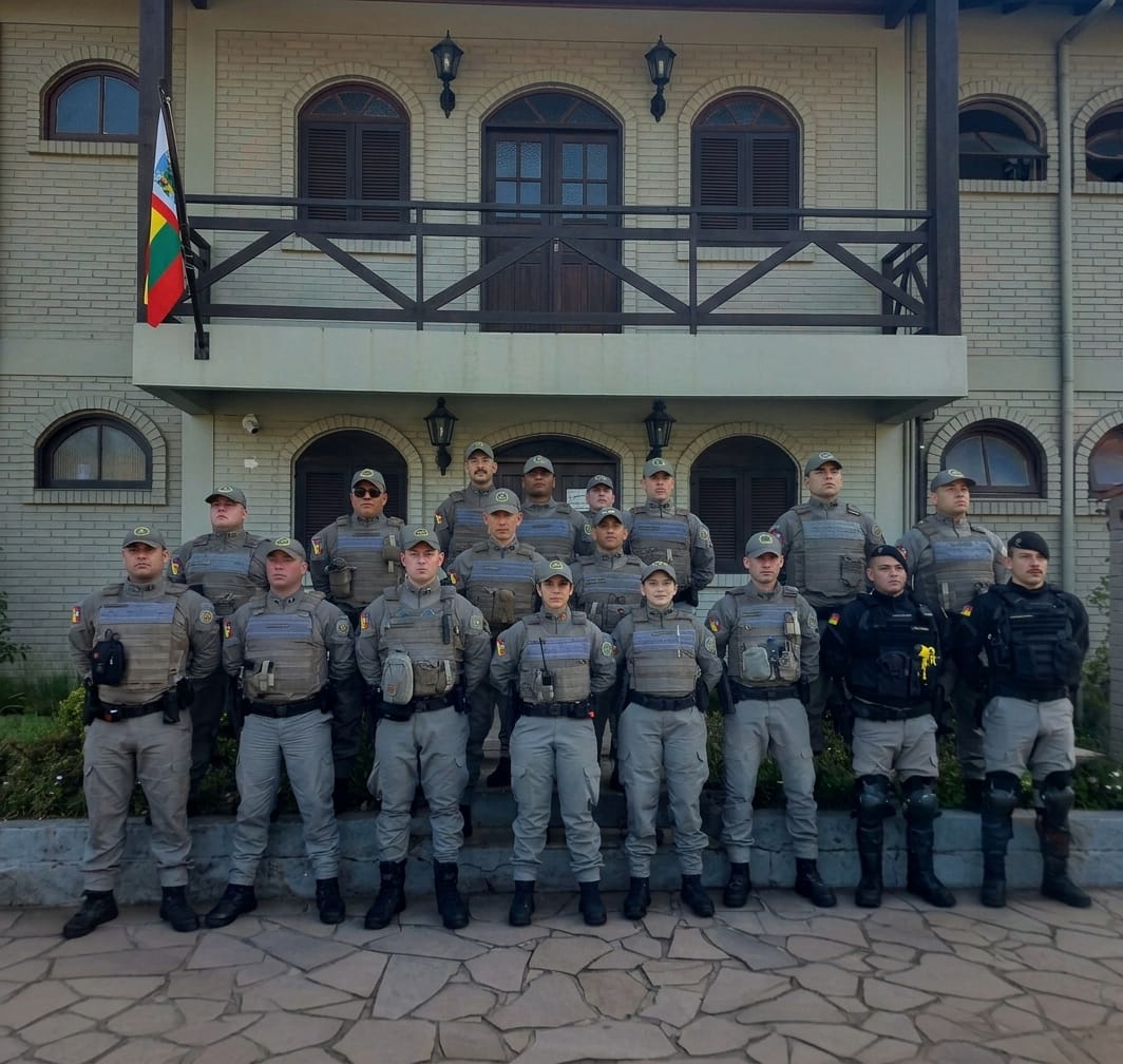 Gramado recebe reforço de efetivo para o policiamento ostensivo em eventos