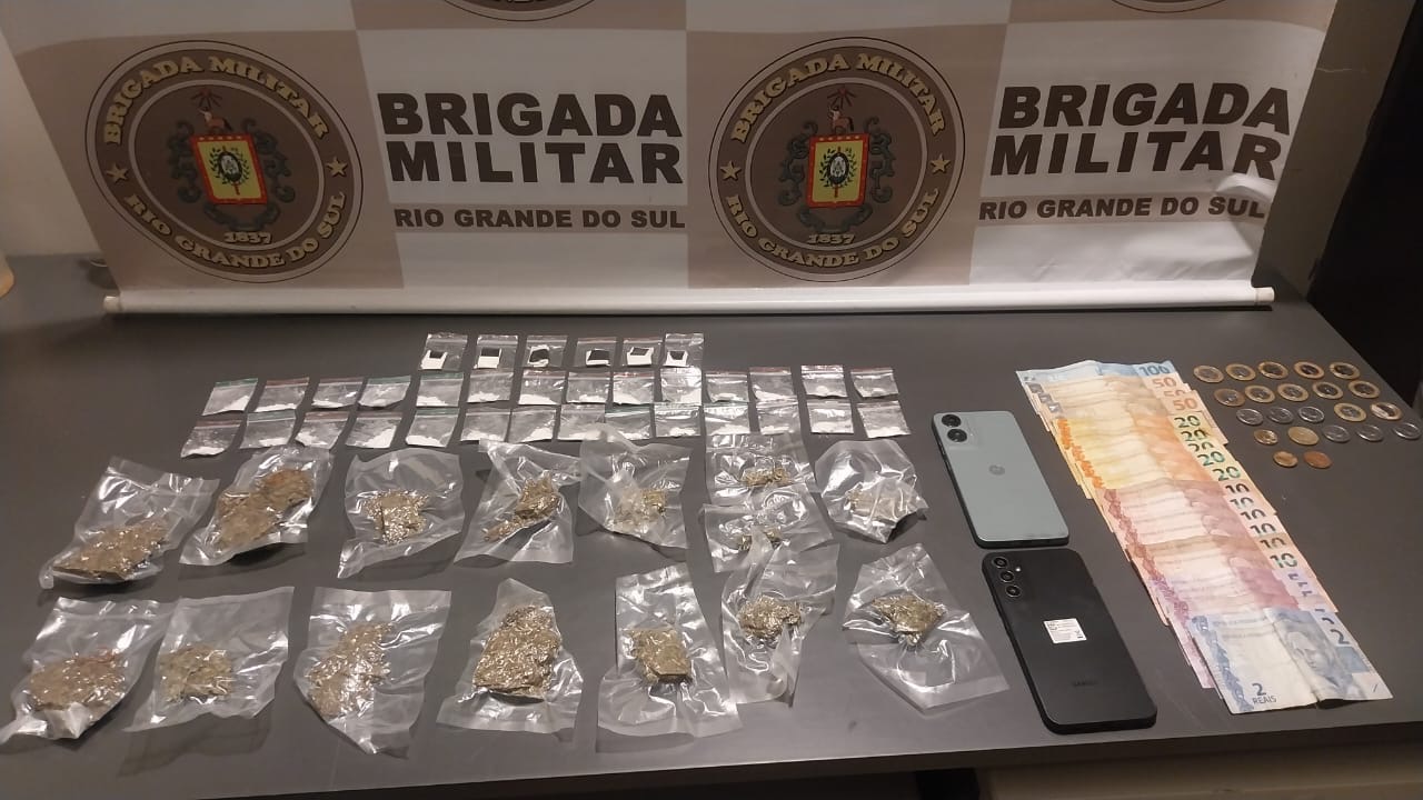 Policiais Rodoviários prendem foragido e apreendem drogas na ERS-115 em Gramado