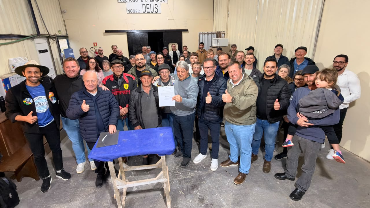 Prefeito Nestor Tissot anuncia pavimentação para a Linha Hörlle