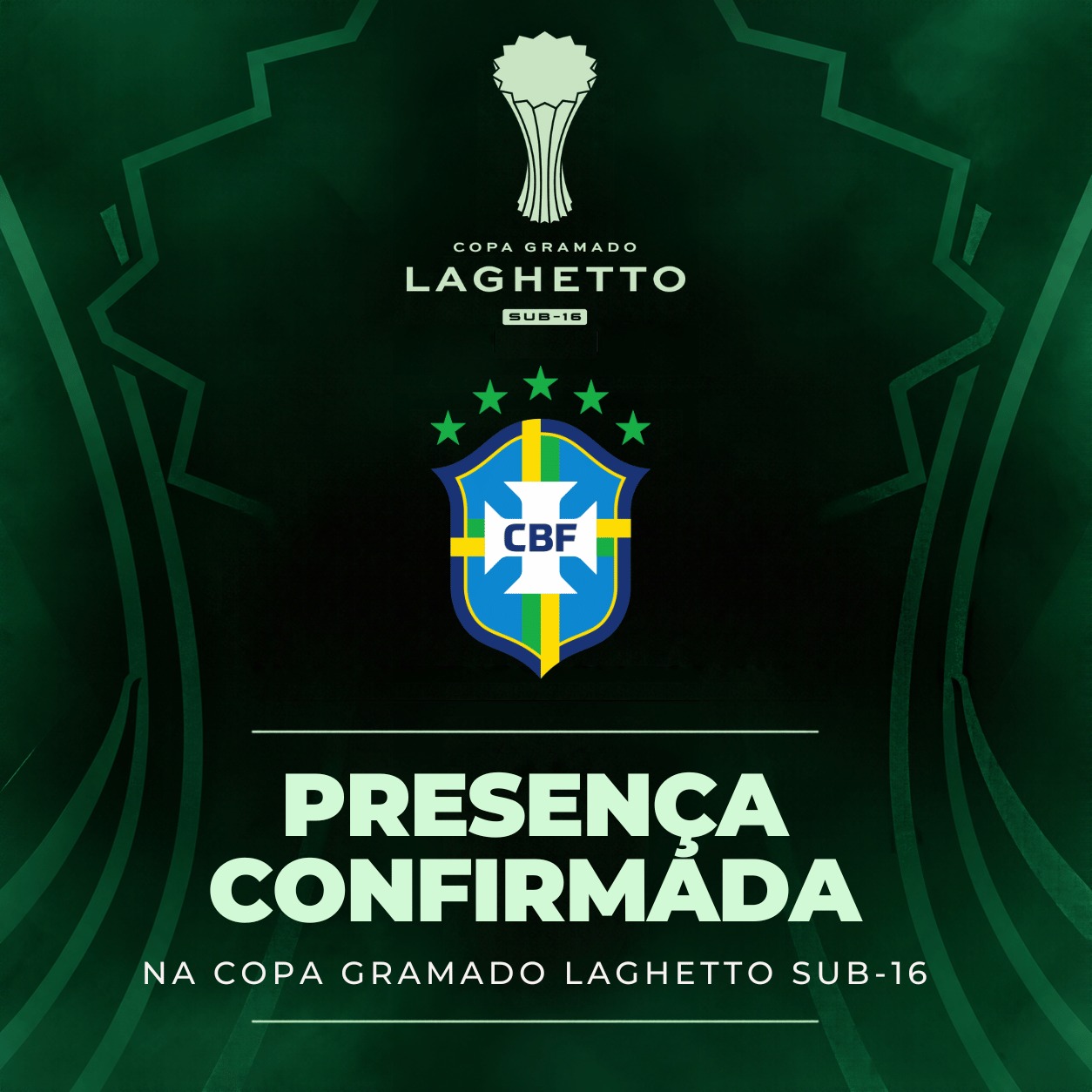 CBF confirma presença na Copa Gramado Laghetto de Futebol Sub-16