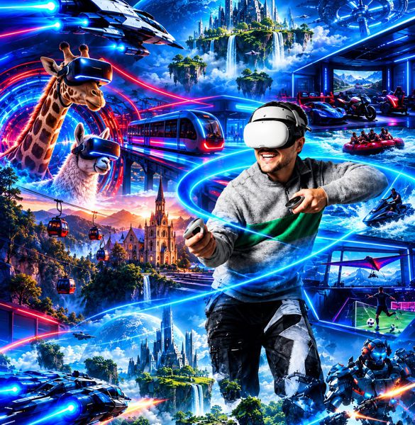 Immerse Park terá simuladores e arenas de realidade virtual de última geração