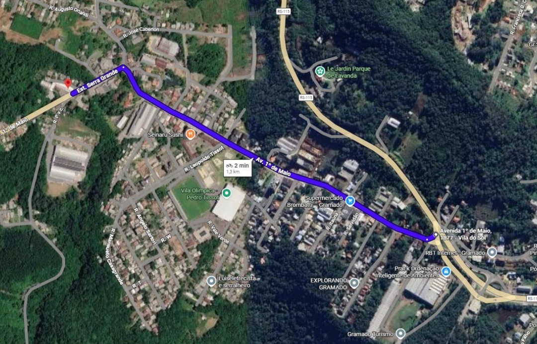 ERS-373 terá bloqueio total noturno para obras do Daer no trecho de Gramado