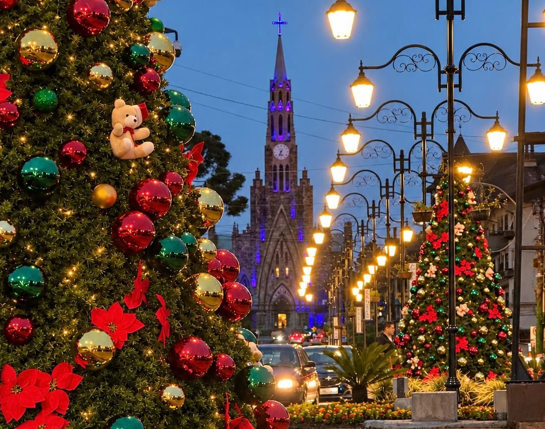 39º Sonho de Natal de Canela estreia nesta sexta com atrações que unem o lúdico e o religioso para encantar visitantes e moradores